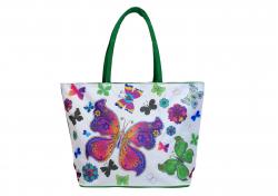 Сумка пляжная "Бабочки" (52х36х19см) 60 шт/упак Т-514 - фото 11